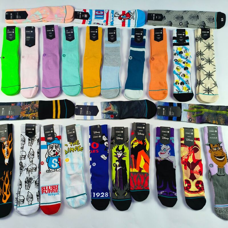 Mid-Calf High-Top m Stanse Bance Sports Versatile Socks with Seamless Stitching for Street Fashion, Skateboarding, and Basketball