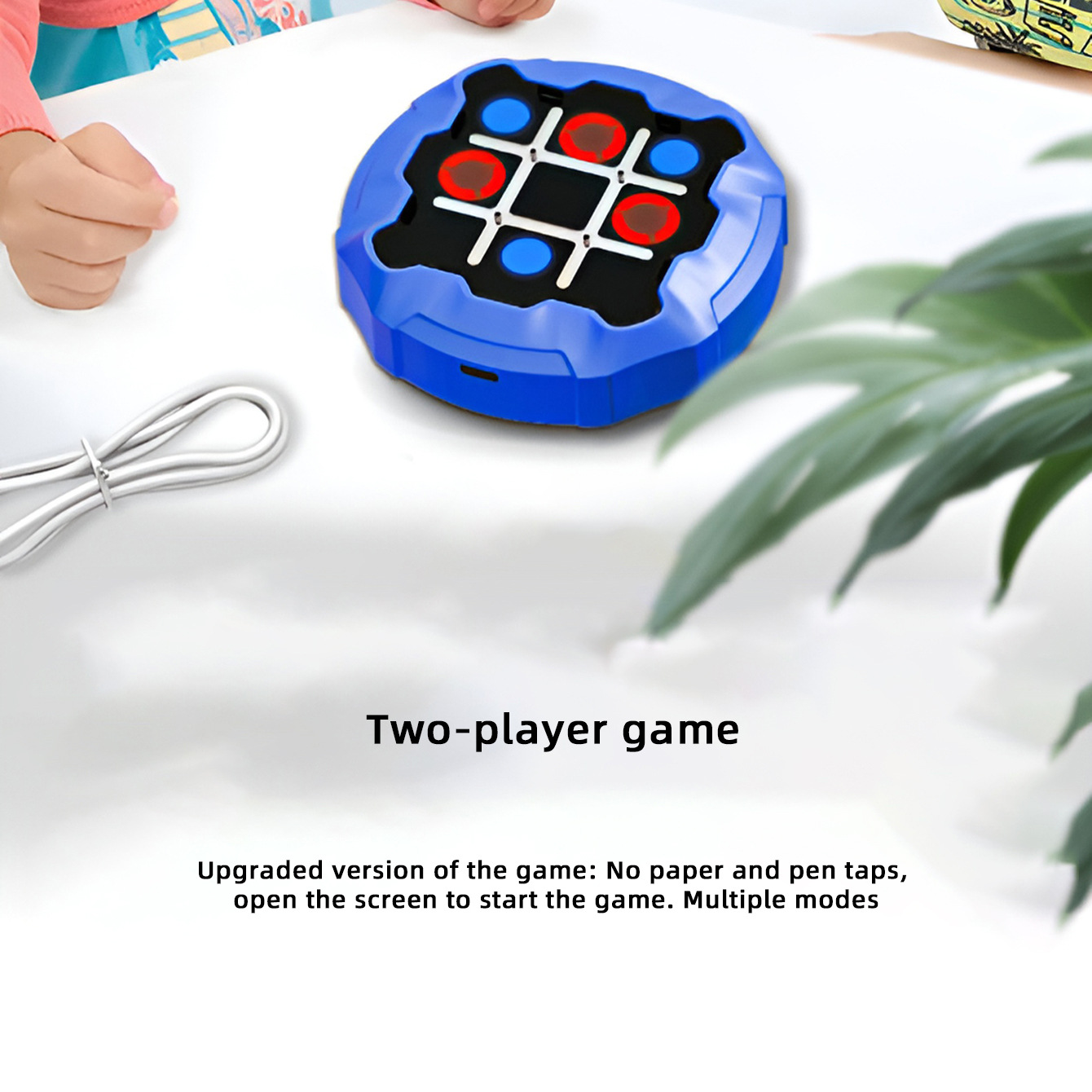 Consola de Juegos Portátil Educativa de Año Nuevo, Tres en Raya, Whack-a-Mole, Batalla para Dos Jugadores, Juguete Interactivo para Padres e Hijos, Multifuncional image 3