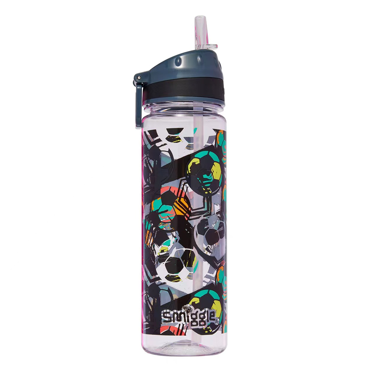 Taza de agua australiana tritan paja plástico niños y niñas estudiantes ligero transparente taza práctica