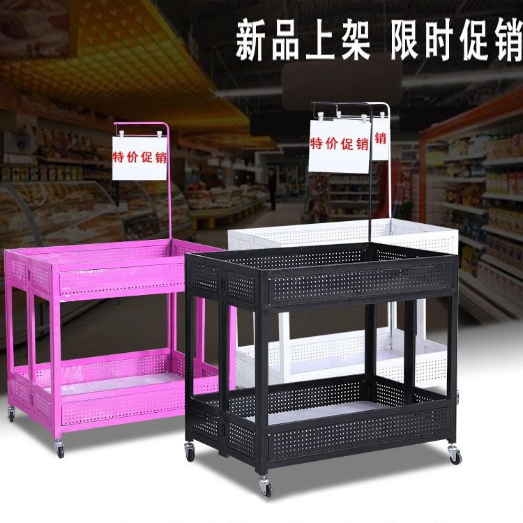 包邮服装促销车甩货车超市促销花车货架特价车甩货车促销台展示架