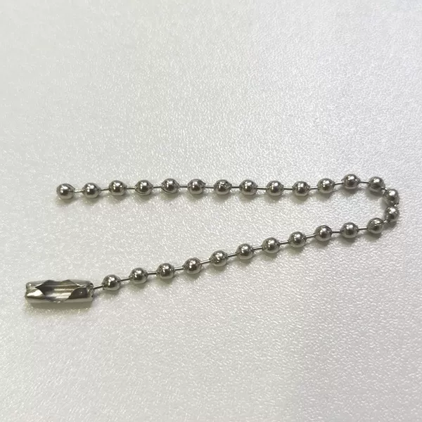 Silver bead chain