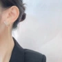 韩国新款法式镶钻耳环