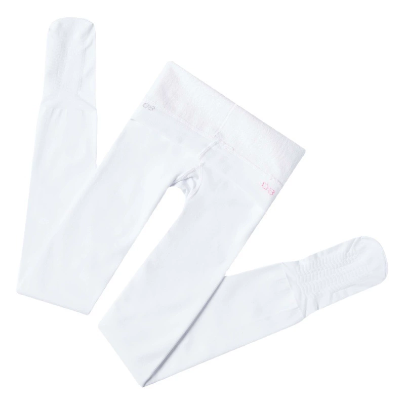 Фабрика оптовая осень и зима 900D бархат утолщенные детские танцевальные носки на подошвах ног слоистые белые танцы большие носки леггинсы