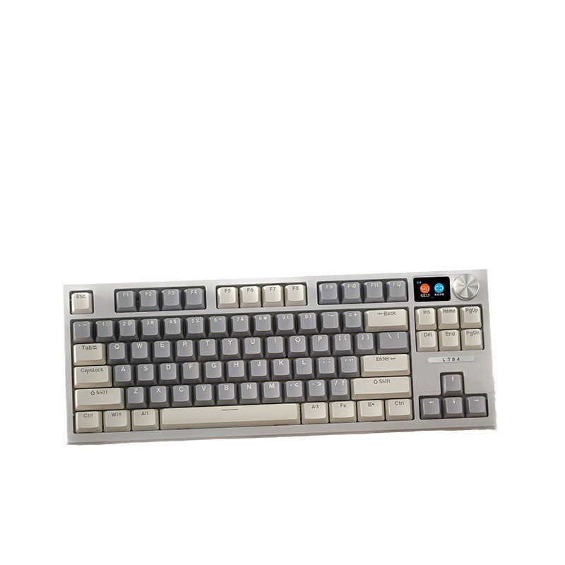 狼途LT84三モード2.4GワイヤレスBluetoothメカニカルキーボードカスタマイズ可能有線青軸ゲーミングキーボード|undefined