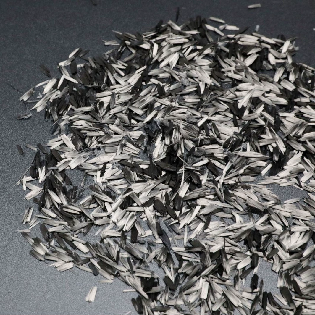 Национальный углеродный волокно измельченное 6 мм, измельченное углеродное волокно с PU-размером, модификация PPS, модификация PA