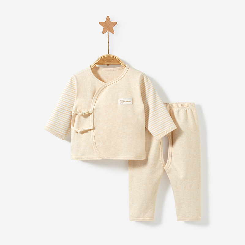Ropa de bebé recién nacido Otoño e Invierno recién nacido monje 0 base 3 meses de ropa interior de algodón dividida ropa de bebé otoño traje