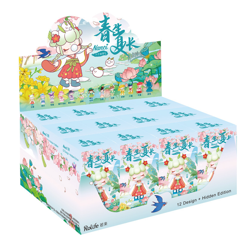 Ruo Lai nanci caja ciega mano original marea nacional muñeca de estilo antiguo regalo creativo caja ciega personalizada juguete personalizado