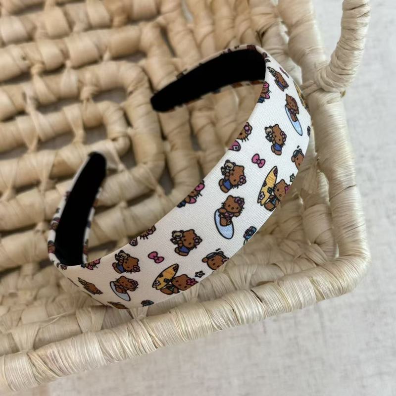 日系复古甜美凯蒂猫度假风发箍可爱头箍发卡洗脸百搭小众时尚新款|undefined