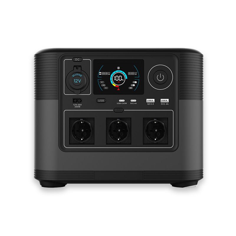 Fuente de alimentación portátil para almacenamiento de energía al aire libre, 1200w, gran capacidad, 1008wh, carga rápida, fuente de alimentación de emergencia multifuncional para el hogar, venta al por mayor