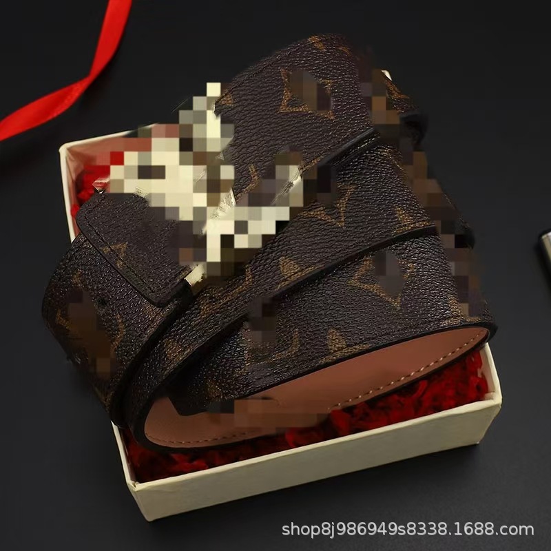 Coffee flower gold buckle