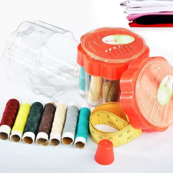 Sewing kit, household sewing box, portable sewing tool set, multi-functional sewing and mending kit, sewing supplies storage box