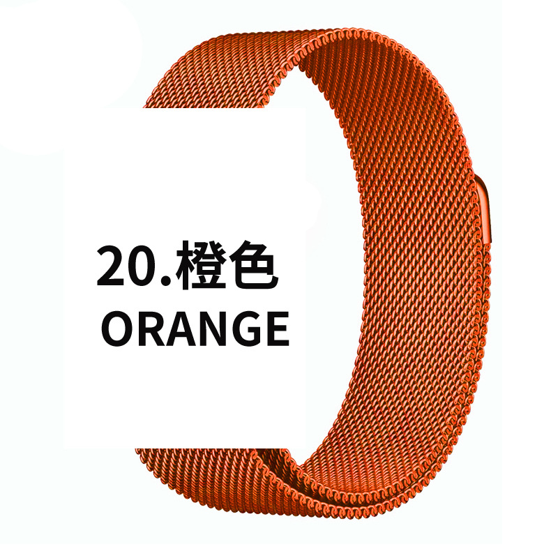 Adecuado para Apple reloj de Milan agradable iwatch1-9 generación SE correa de hebilla magnética de acero inoxidable