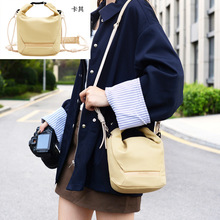 索尼佳能富士相机包摄影包休闲云卷单肩斜挎数码可爱通勤旅行微单