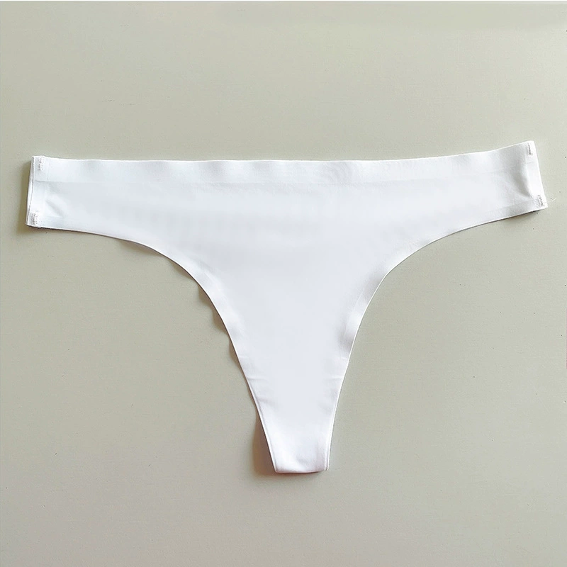Спортивное шелковое белье для йоги (женщины) — бесшовный thong T-back, европейский стиль, размеры S–XL