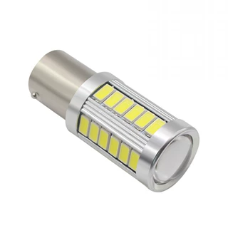 汽车LED带铝件高亮倒车灯 S25 BA15S 1156  33SMD 12V工厂现货