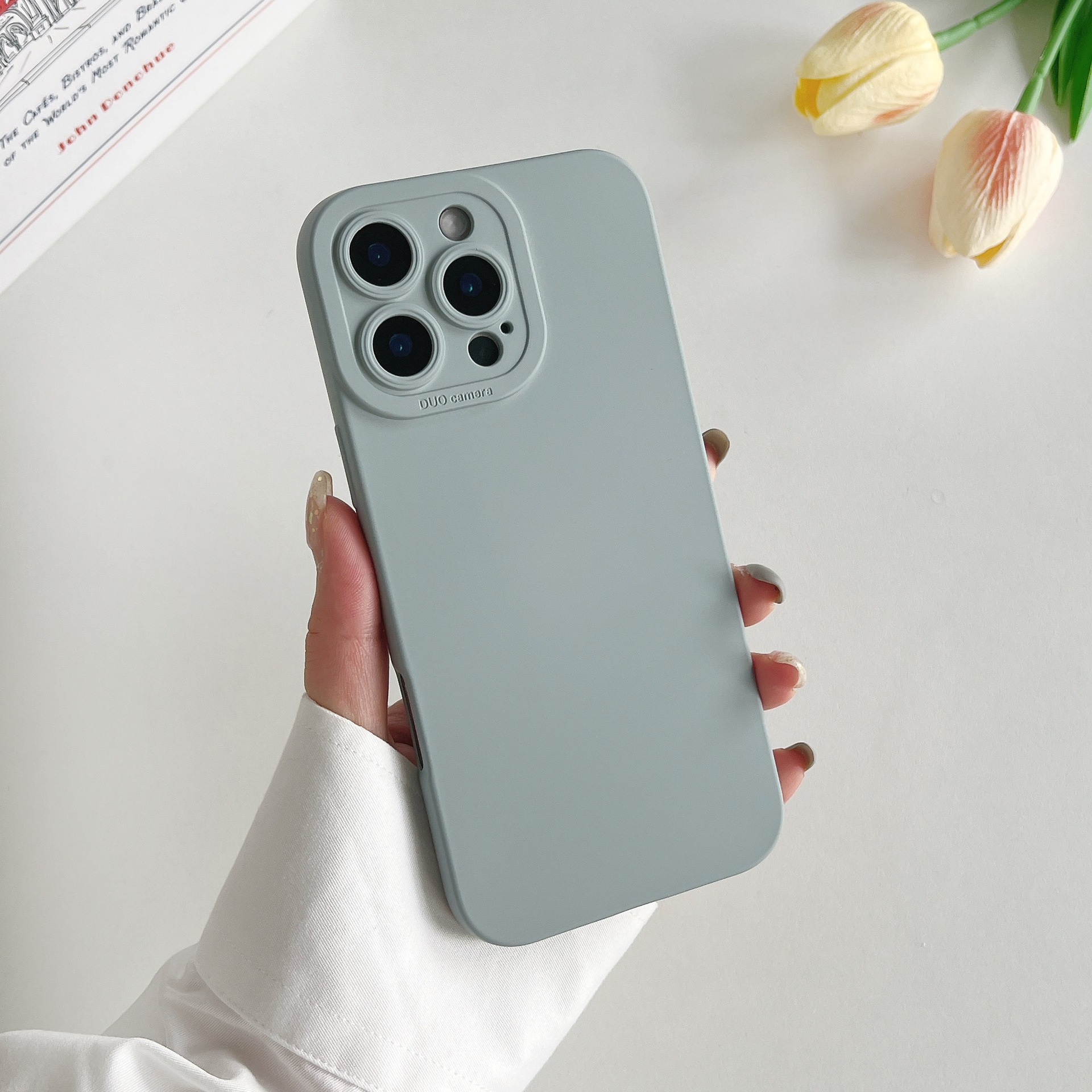 55g Weight iPhone Applicable Brands Phone Cases Classification tpu Material Solid Color Pattern Simple Style Style Tpu Solid Color Simple Style Phone Cases Phone Accessories 1