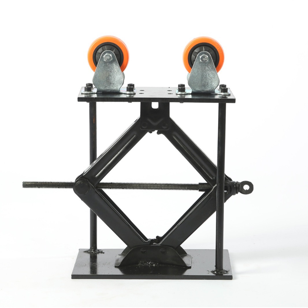 变位机搭配 可调高支撑架 长管子焊接支撑架