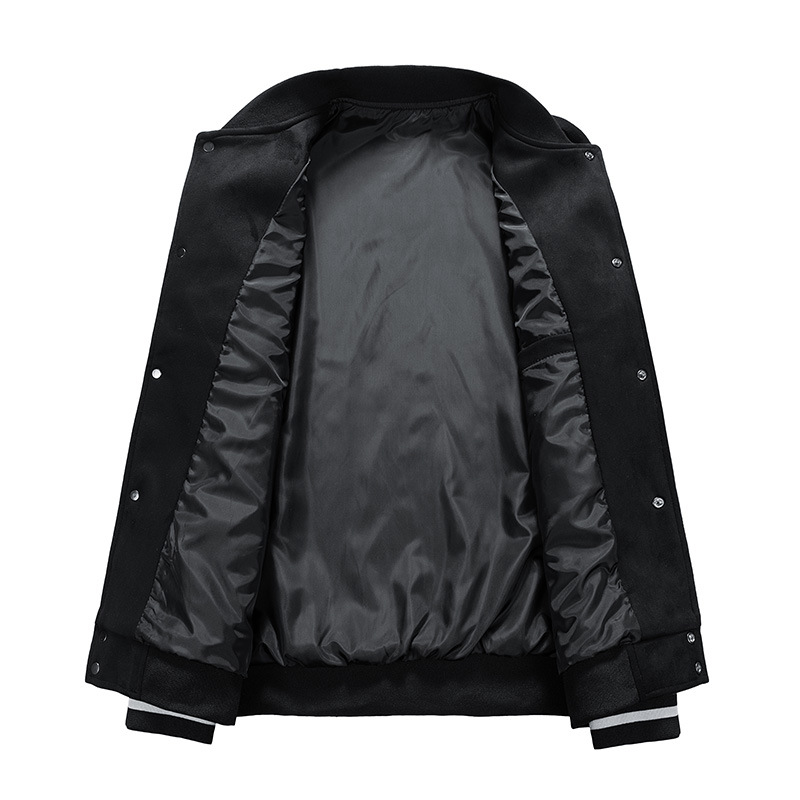 Otoño hombre nuevo estilo de cuello masculino chaqueta de béisbol de color juvenil color relajado casual abrigo de moda