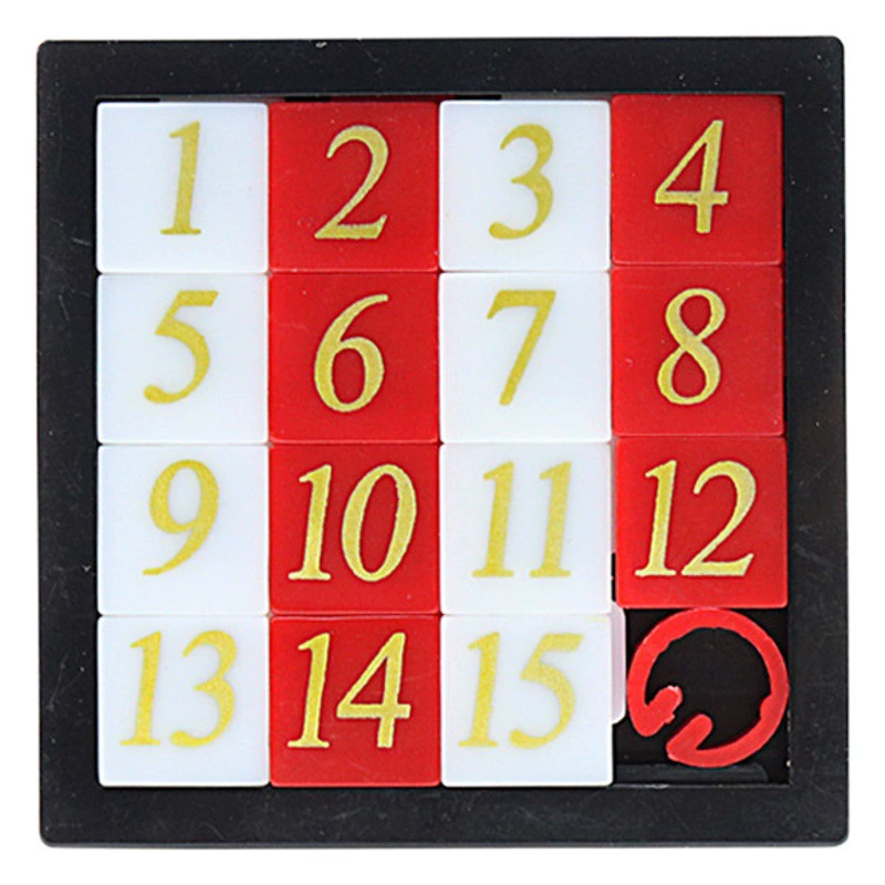 Amazon Huarongdao цифровая раздвижная головоломка детское мышление логическое обучение распродажа игрушки для раннего образования оптом