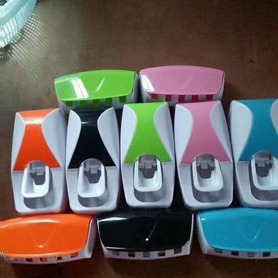 Без перфорации автоматическая выдавливание зубной пасты зубная щетка зубная паста электрическая зубная щетка держатель стеллага экструдер без следов