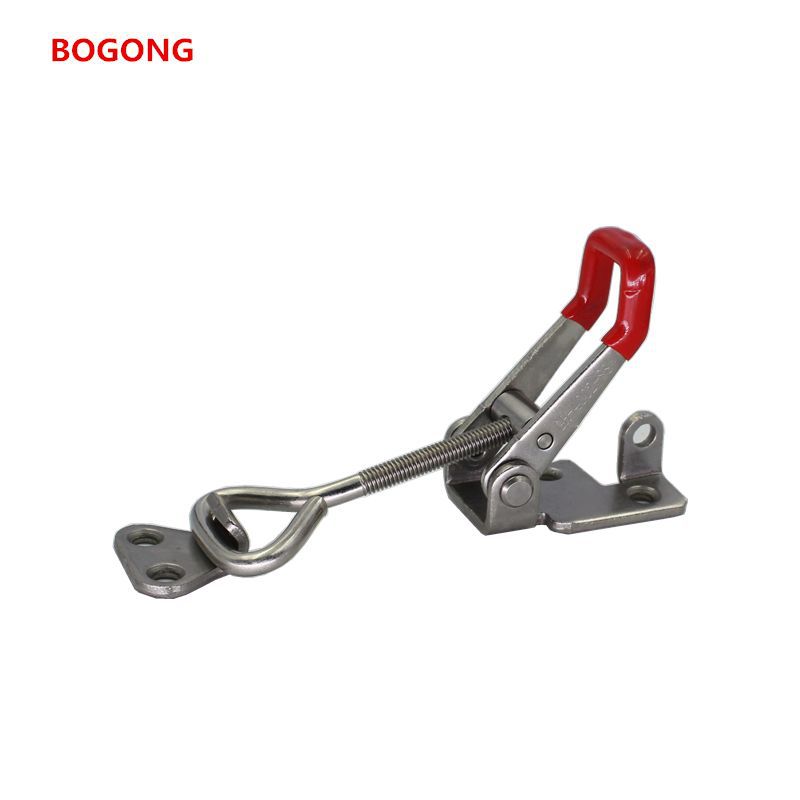 不锈钢可调节锁扣 快速夹具 工装夹具铁扣XB JY 4002门栓式拉扣锁