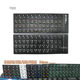 Hebrew Russian English Arabic Black Color New Notebook Tricolor Keyboard Sticker Keyboard Film
