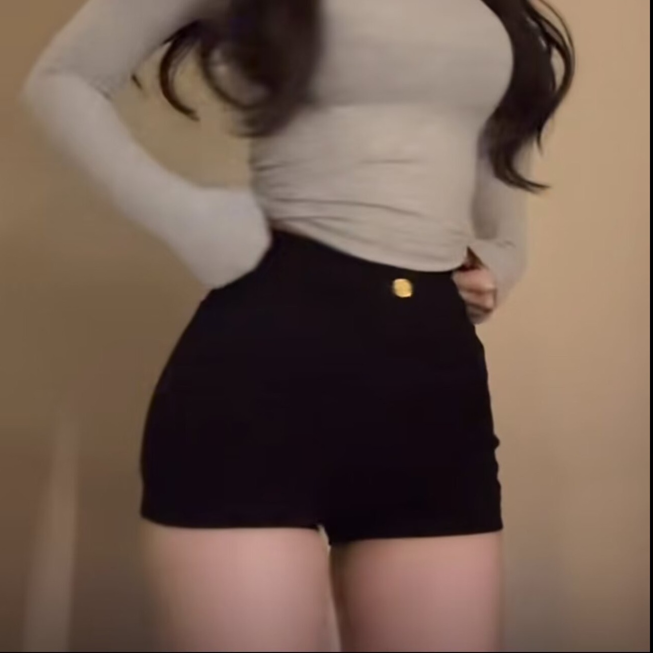 FENGCROTCH 데님 반바지 하이 허리 핫 걸의 한국어 버전 반바지 조커 슬림 비용 효율적인 섹시한 핫팬츠 여성의 한국어 버전
