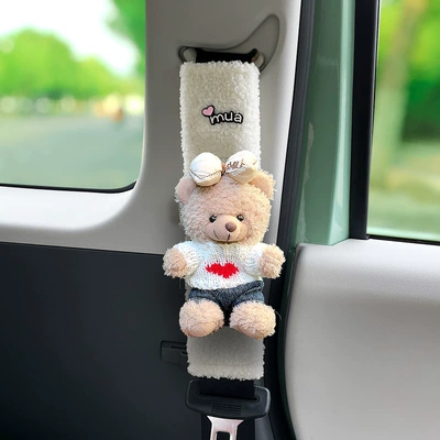 Seat belt shoulder pad — Protection - 13-types-of-lambswool-doll-shoulder-straps