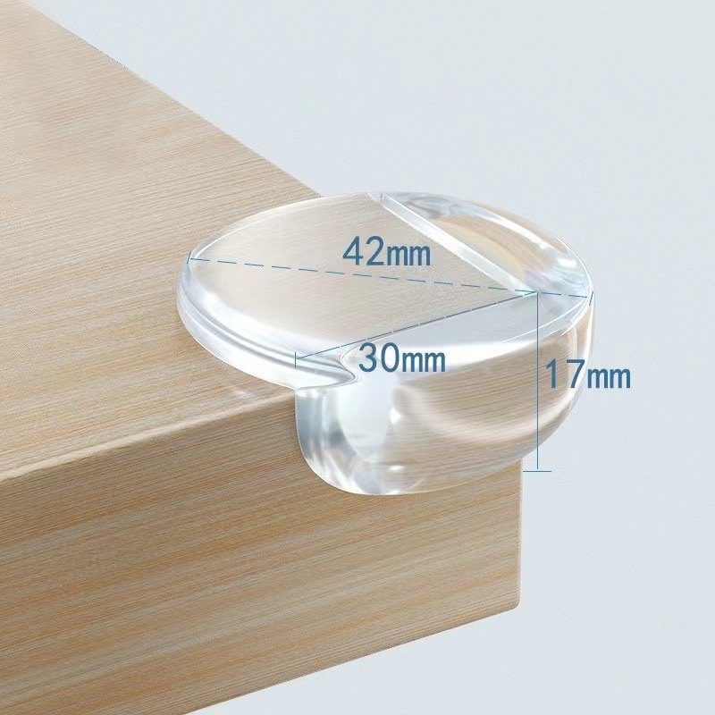 New large spherical anti-collision corner protector, anti-collision head, anti-bump silicone kitchen furniture table protective cover, anti-collision corner