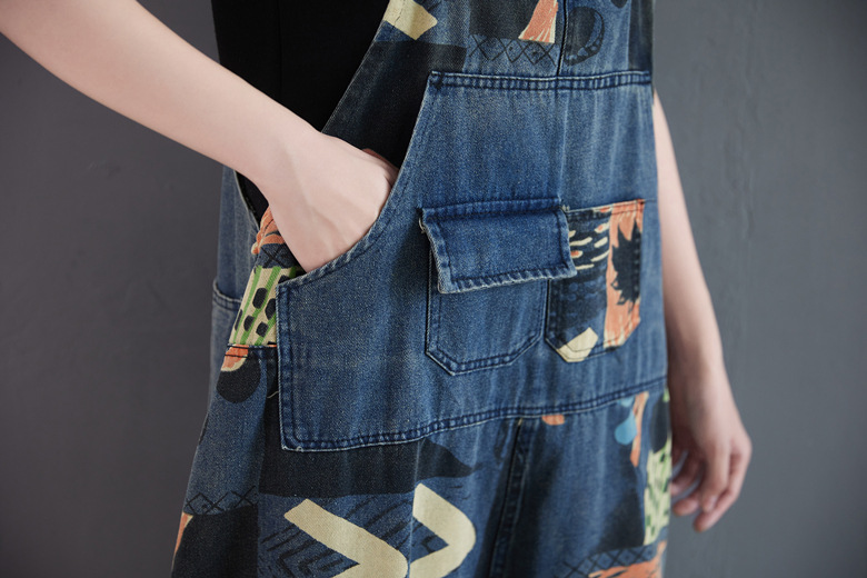 Women's Loose Plus Size Jumpsuit Image 10