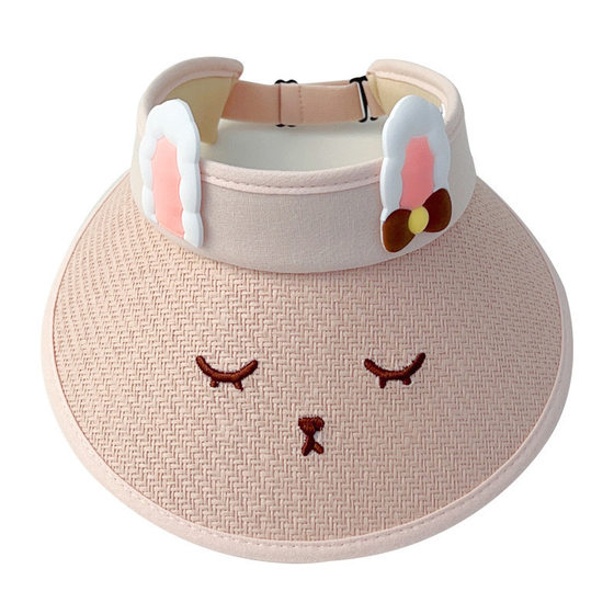 Children's Hat Summer Korean Boys' Empty Top Hat Baby Big Brimmed Girl Sunshade Sun Hat