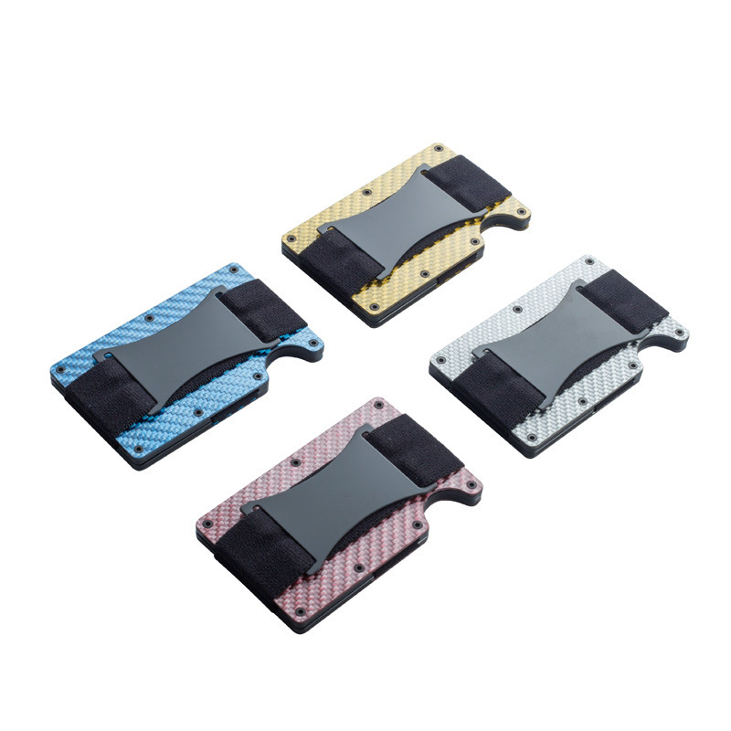 Factory hot sale card box RFID Multi-function carbon fiber men card bag metal card holder anti-theft credit card box Factory hot sale card box RFID Multi-function carbon fiber men card bag metal card holder anti-theft credit card box