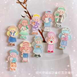 大号女孩冰箱贴儿童发饰发夹发绳配件制定手作挂件配件