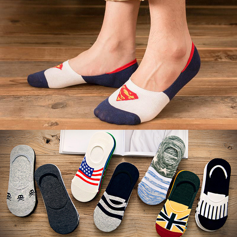 Boat socks men's socks men's socks summer thin breathable deodorant low-side invisible socks bottom Korean tide socks wholesale
