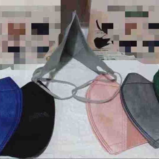 交叉包头成人3d口罩耳穆斯林口罩头戴式一次性口罩头挂式facemask