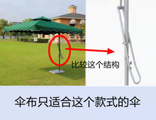 批發傘布戶外遮陽防雨扳手傘防紫外線防水庭院側邊吊傘太陽傘頂布