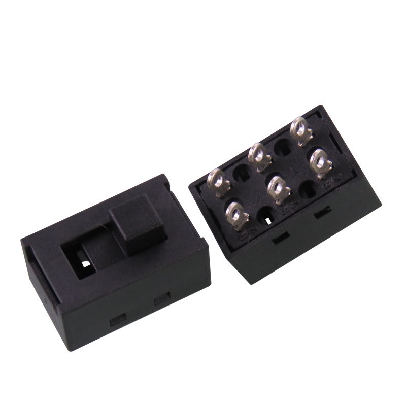 历合供应UL-大电流2档风筒拨动开关立式双极双位打蛋机商照塑胶款