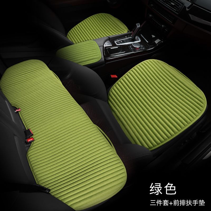 Car Seat Cushion Three-Piece Set, Summer Seat Cushion, Buckwheat Car Cushion, Backless Single-Piece Four-Season Seat Cushion, Hot-Selling Wholesale