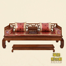 卧室床非洲花梨木 刺猬紫檀 鸡翅木 缅甸花梨 罗汉床家具