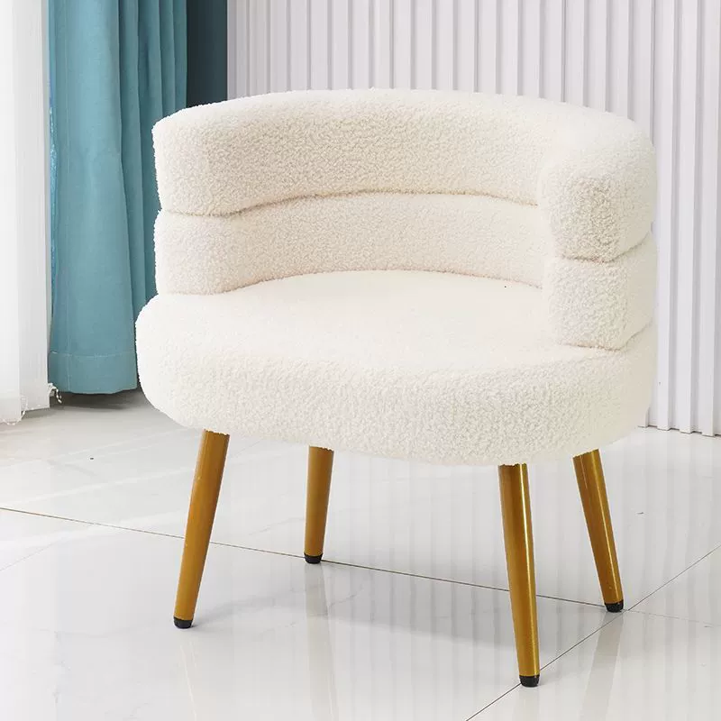 Сетка красный стул односпальная спальня макияж ленивый диван сеть красный BOBO кашемировый спальный косметический стул современный минимализм