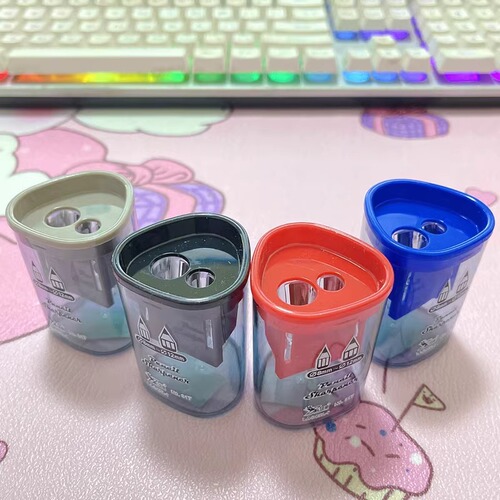 Wholesale Best Selling Double Hole Pencil Sharpener 340 Office Pencil Sharpener Large and Small Hole Pencil Sharpener Pencil Sharpener