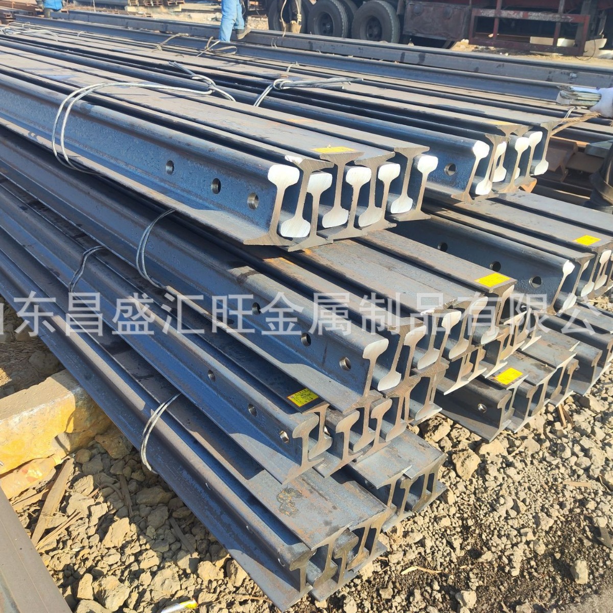 销售90RA 115RE 135RE 175LBs进口美标钢轨现货 执行标准ASTM A1