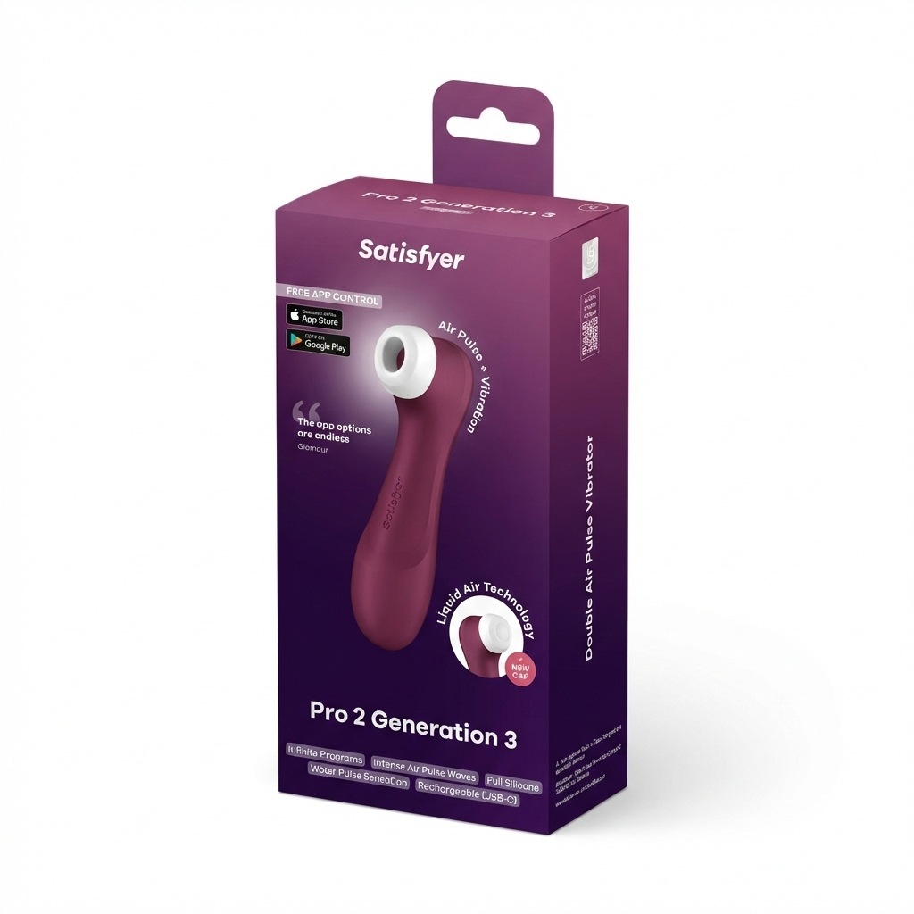 Satisfyer Pro2 G3 APP Yue Dong, versión mejorada del dispositivo de masturbación y succión erótica para mujeres adultas.