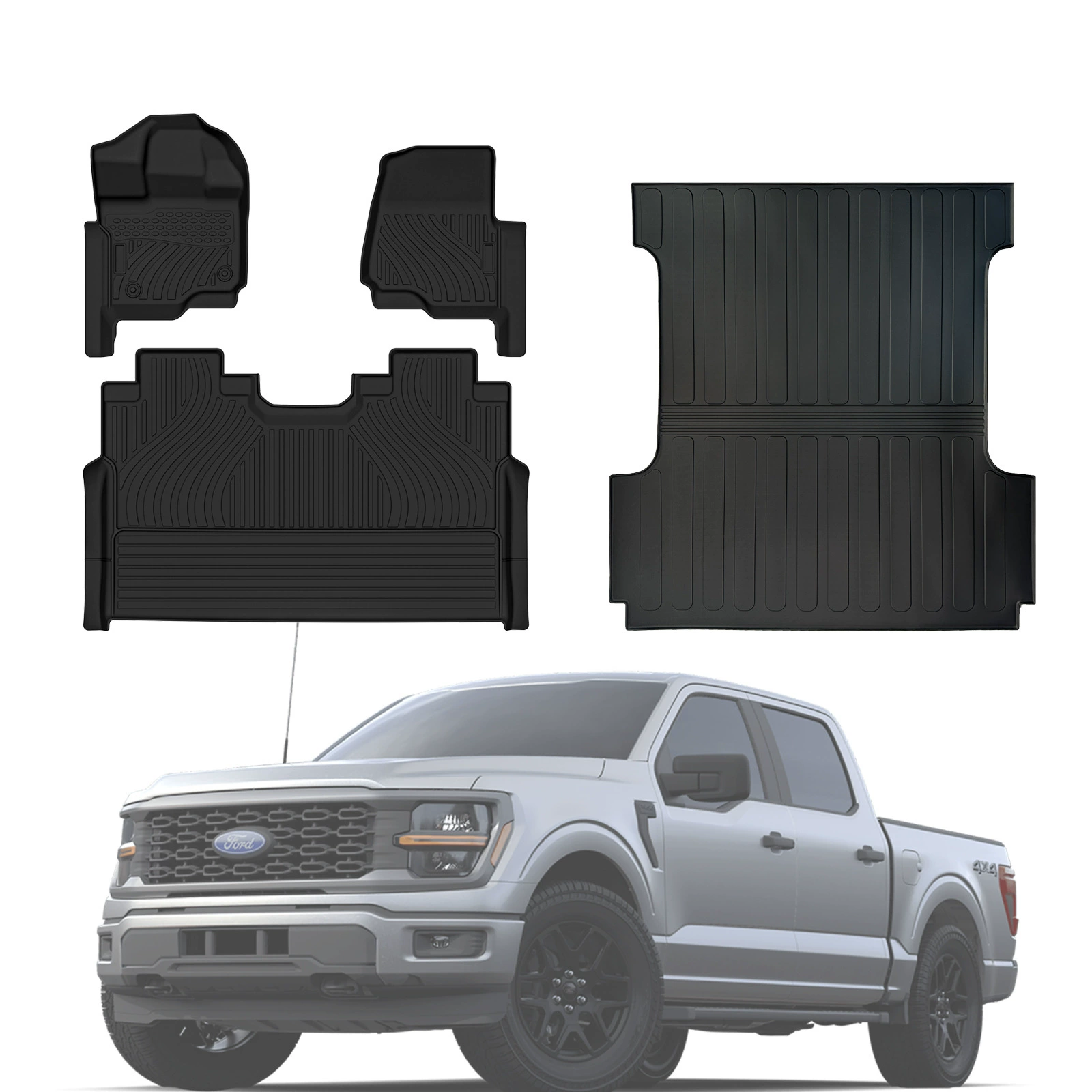 Подходит для автомобильных ковриков F150 Raptor, F250, ковриков из ТПЭ, ковриков для кузова грузовика F150, кросс-бордер