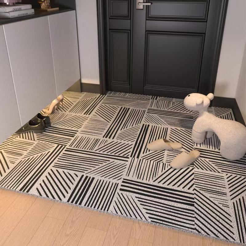 Silk Loop Entrance Door Mat for the Main Entrance, Dirt-Resistant, Dust-Removing, Non-Slip Household Mat, Hallway Mat