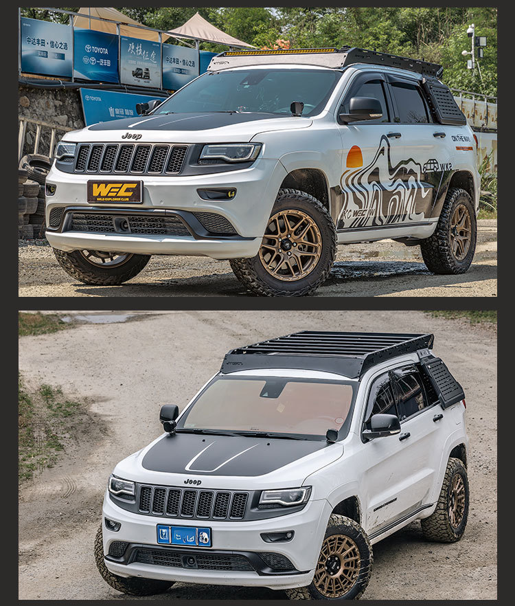 Cherokee roof rack WEC ladder is lightweight, low wind resistance, reduces wind noise, and is a multifunctional expandable roof platform