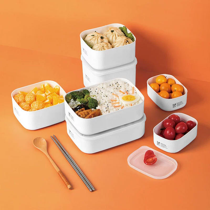 Бытовая микроволновая печь с подогревом Ланч-бокс с крышкой для хранения Теплоизоляционное уплотнение Холодильник Коробка для хранения продуктов