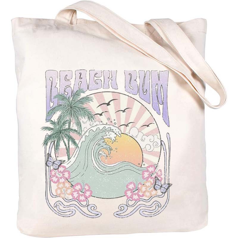 Letras inglesas canciones estampadas bolso de lona bolso de hombro bolso plegable bolso de mano bolso de compras Amazon estilo caliente comercio exterior