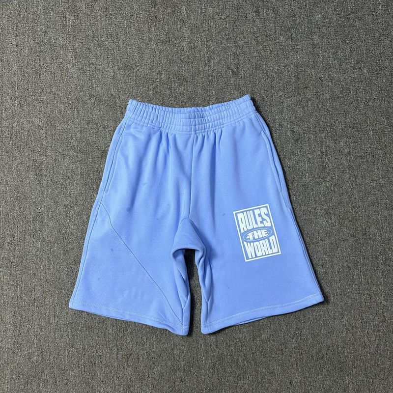 Corteiz クラシックフォートモービルプリント夏の新しいストリートルーズカジュアルトレンディなヒップホップパンツ男性と女性用|undefined