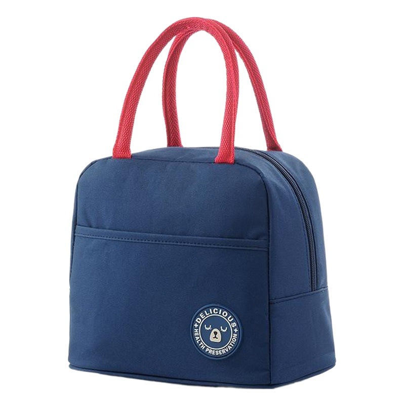 Lindo mascota de dibujos animados con aislamiento lonchera bolso estudiante almuerzo bolsa Oxford tela bolsa de picnic bolsa de almuerzo al por mayor